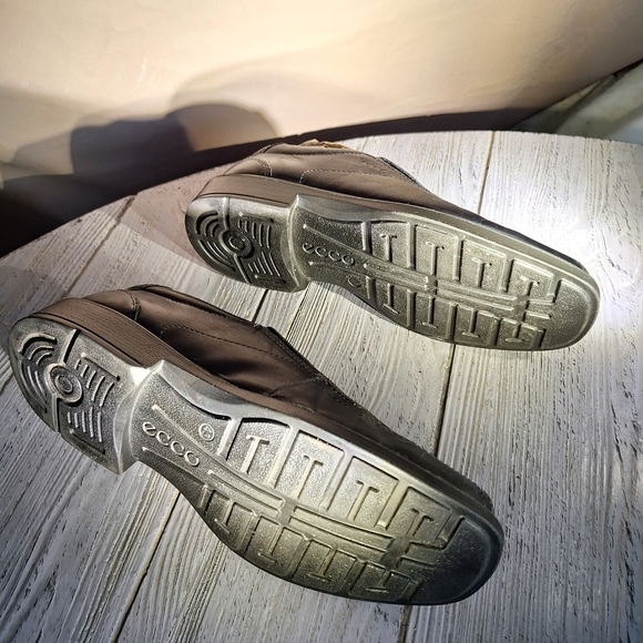 ECCO Men's Leather Black Light Casual Shoes Size EU 43/ US 9-9.5 - Picture 9 of 12